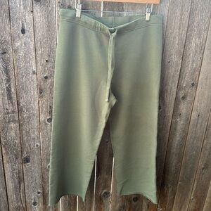 Frank & Eileen Catherine Sweatpant Army Size M NWT